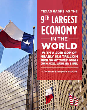 with a 2019 GDP of nearly $1.9 trillion. Greater than many countries including canada, mexico, saudi arabia, and brazil by american enterprise institute